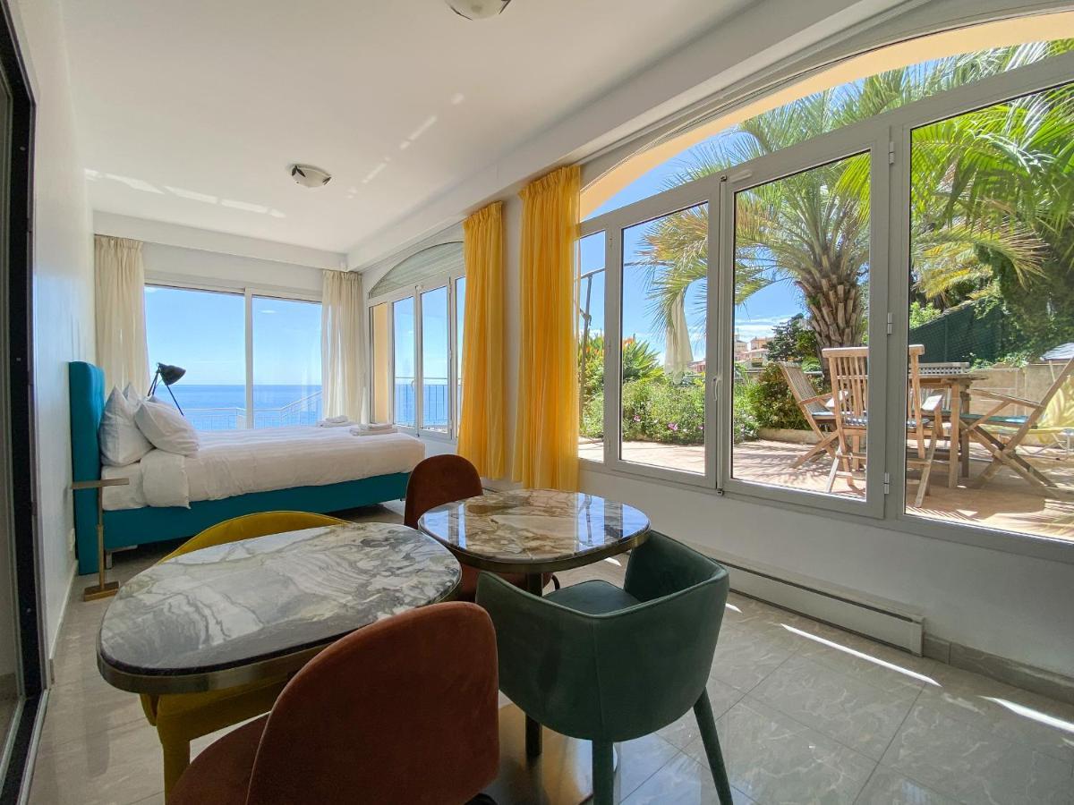 Villa L'Ensoleillee Vue Panoramique Mer, 250 M De La Plage Et Du Centre Ville Menton Exterior foto