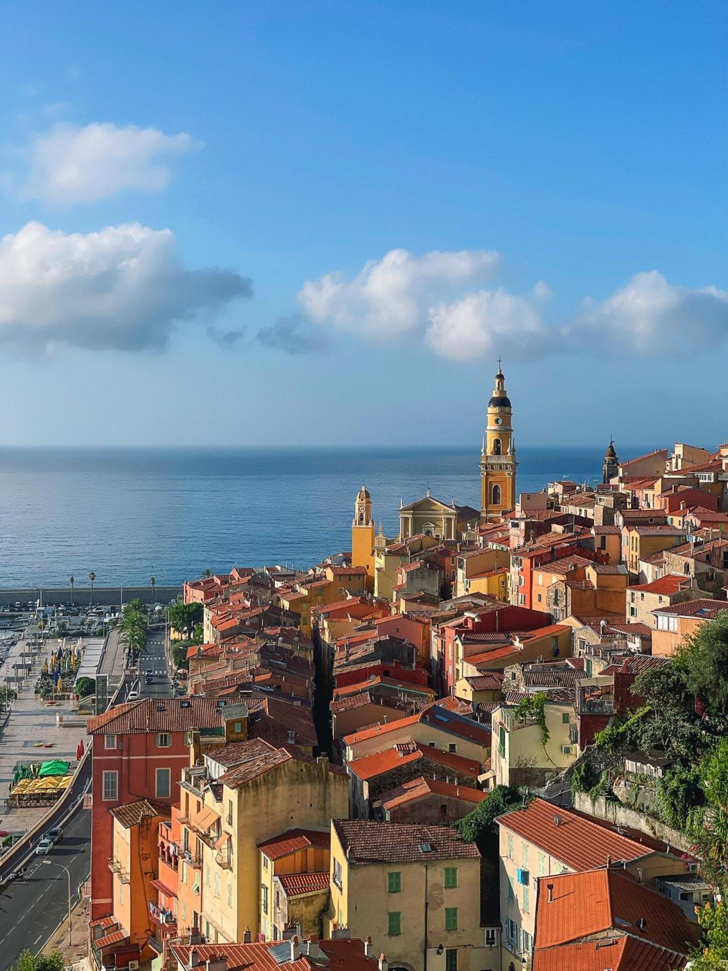 Villa L'Ensoleillee Vue Panoramique Mer, 250 M De La Plage Et Du Centre Ville Menton Exterior foto